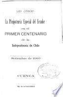 La plenipotencia especial del Ecuador en el primer centenario de la independencia de Chile