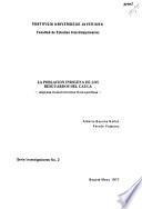 La población indígena de los resguardos del Cauca