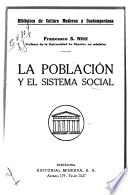 La población y el sistema social