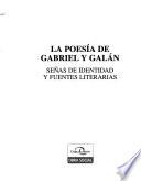 La poesía de Gabriel y Galán