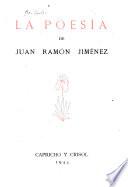 La poesía de Juan Ramón Jiménez