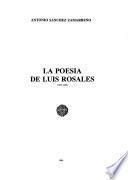 La poesía de Luis Rosales (1935-1980)