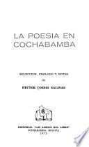 La poesía en Cochabamba
