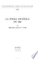 La poesía española en 1962