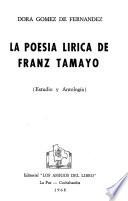 La poesía lírica de Franz Tamayo