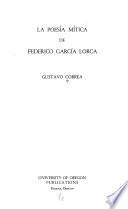 La poesía mítica de Federico García Lorca