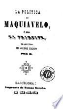 La política de Maquiavelo