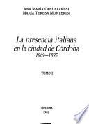 La presencia italiana en la ciudad de Córdoba, 1869-1895
