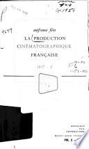 La Production cinématographique française