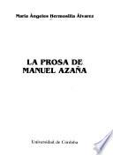 La prosa de Manuel Azaña