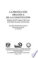 La protección orgánica de la constitución