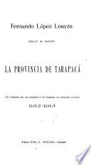 La provincia de Tarapacá