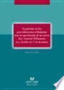 Libro La prueba en los procedimientos tributarios tras la aprobación de la nueva Ley general tributaria (Ley 58/2003, de 17 de diciembre)