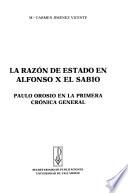 La razón de estado en Alfonso X el Sabio