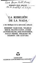 La rebelión de la nada