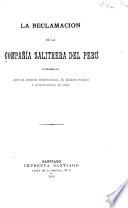 La reclamación de la Compañía del Perú