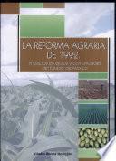 La reforma agraria de 1992