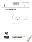 La reforma de pensiones en Colombia y la equidad de género