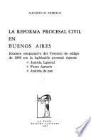 La reforma procesal civil en Buenos Aires