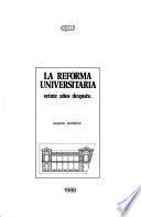 La reforma universitaria veinte años después
