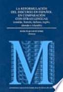 La reformulación del discurso en español en comparación con otras lenguas
