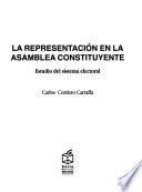 La representación en la Asamblea Constituyente