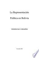 La representación política en Bolivia