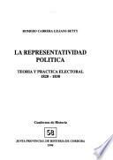 La representatividad política