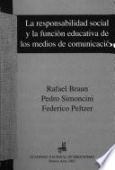 La responsabilidad social y la función educativa de los medios de comunicación