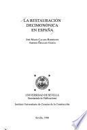 La restauración decimonónica en España