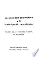 La sociedad colombiana y la investigación sociológica