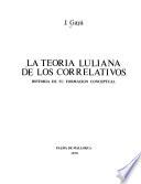 La teoría luliana de los correlativos