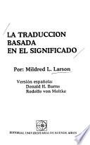 La traducción basada en el significado