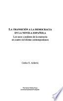 La transición a la democracia en la novela española
