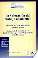 La valoración del trabajo académico