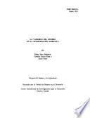 La variable del genero en la investigación agricola