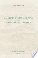 La versificación imitativa en Fernando de Herrera