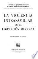 La violencia intrafamiliar en la legislación mexicana