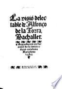 La visió delectable de Alfonso de la Torre, bachaller