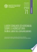 Labor conjunta de Koronivia sobre agricultura: análisis de presentaciones sobre los Temas 2 (b) y 2 (c)
