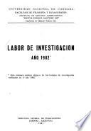 Labor de investigación