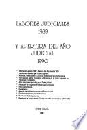 Labores judiciales ... y apertura del año judicial