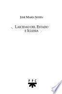 Laicidad del Estado e Iglesia