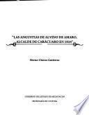Las angustias de Alvino de Amaro, alcalde de Carácuaro en 1824