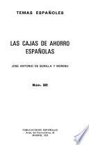 Las cajas de ahorro españolas