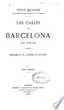 Las calles de Barcelona en 1865