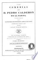 Las comedias de Pedro Calderon de la Barca