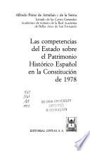 Las competencias del Estado sobre el Patrimonio Histórico Español en la Constitución de 1978