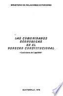 Las comunidades económicas en el derecho constitucional