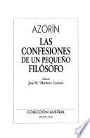 Las confesiones de un pequeño filósofo